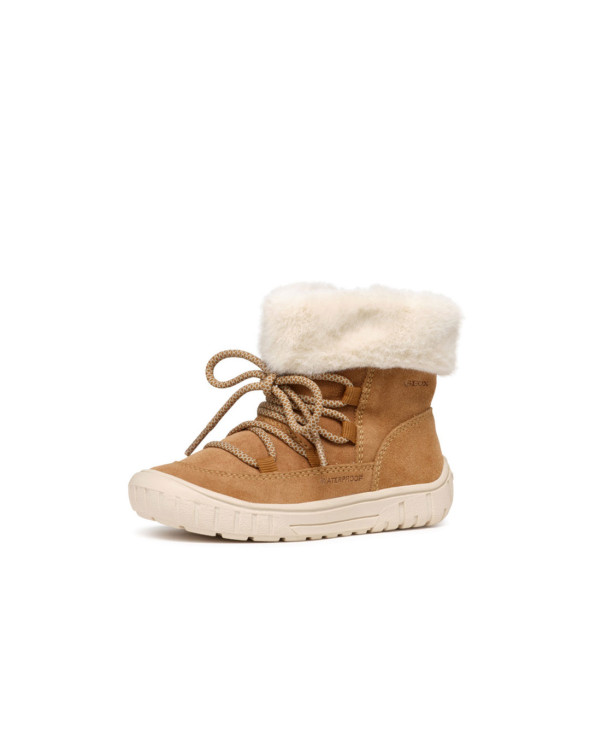 Bottines Geox Fille B Omar Girl – Imperméables, Respirantes, Doublure Laine – Taille 27 EU